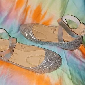 Glitter flats size 7